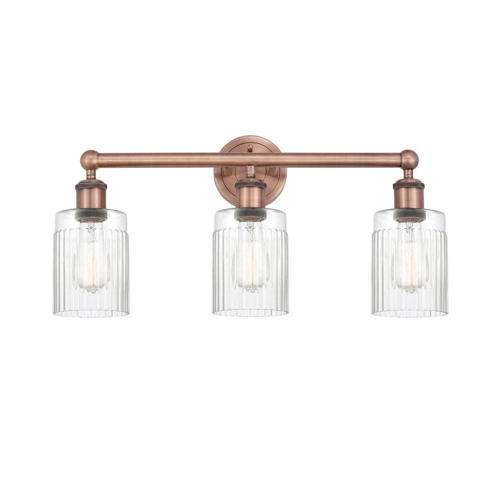 Hadley 22.5 in. 3-Light Antique Copper Vanity Light with Glass Shade price history on PriceWatchPro