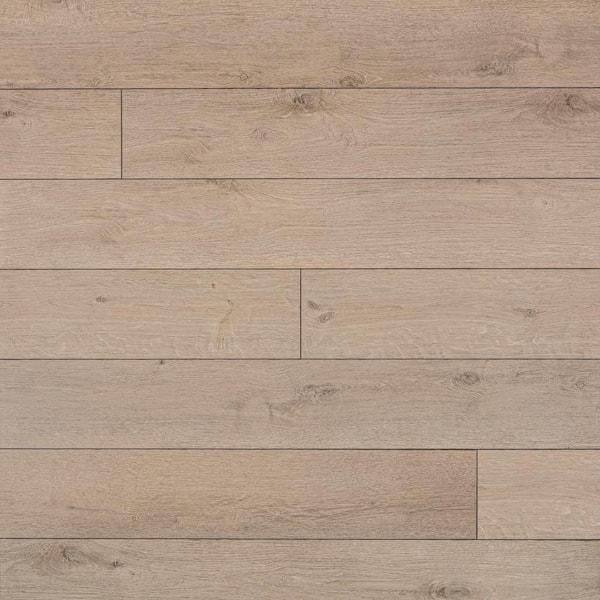 A&A Surfaces Dashiell Umbra 20 MIL x 7 in. W x 48 in. L Waterproof Click Lock Luxury Vinyl Plank Flooring (23.77 sq. ft./Case)