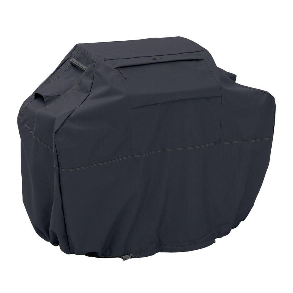 Modern Leisure Renaissance 73-in W x 44.5-in H Gray and Atmosphere Gas  Grill Cover in the Grill Covers department at
