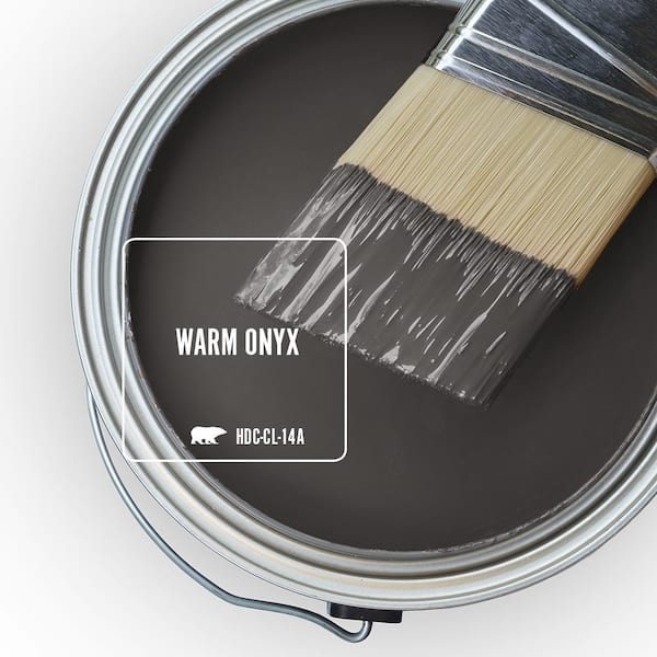 BEHR Ultra 5 gal. Home Decorators Collection #HDC-CL-14A Warm Onyx Satin Enamel Exterior Paint & Primer