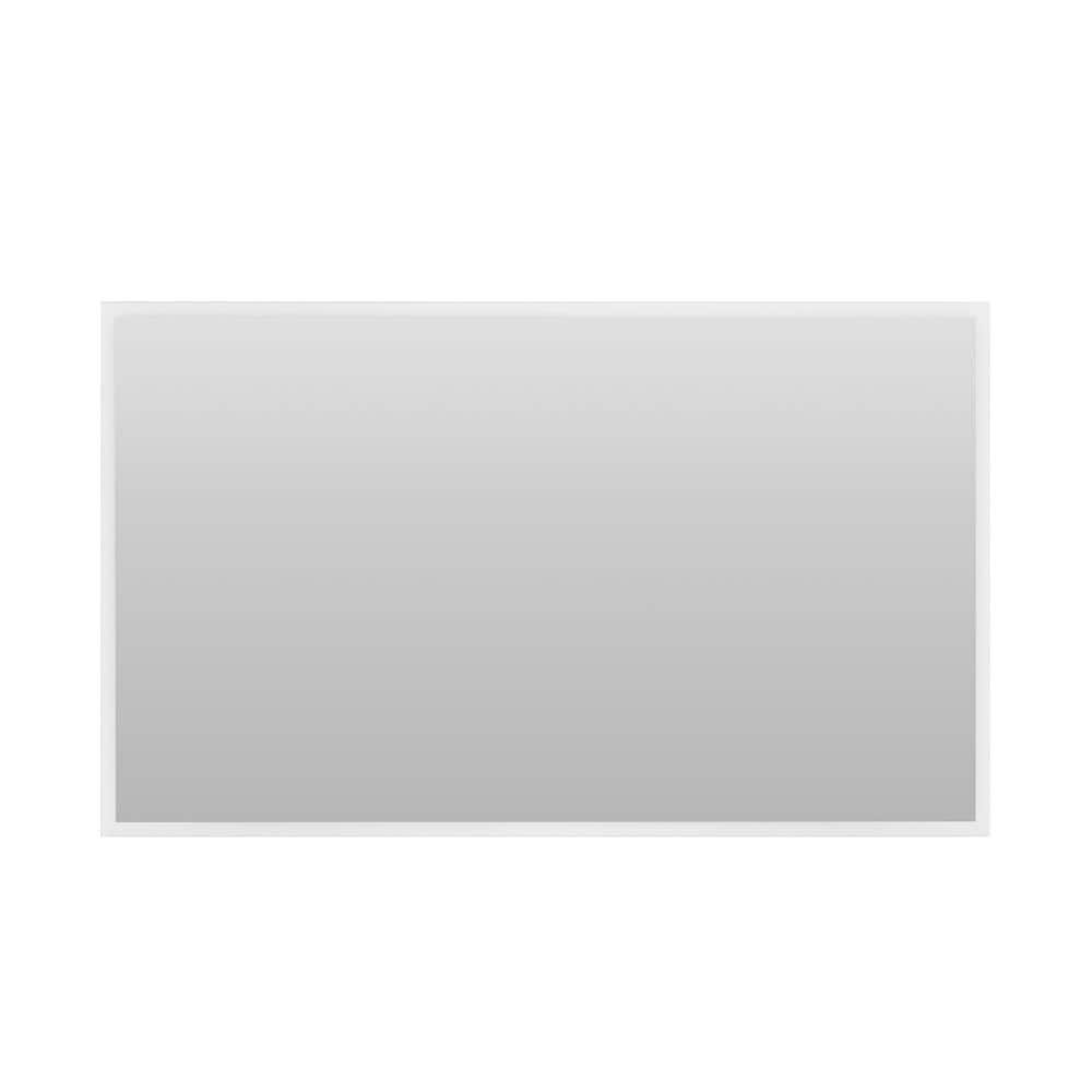 Romano 60 in. W x 36 in. H Large Rectangular Frameless LED Wall Bathroom Va