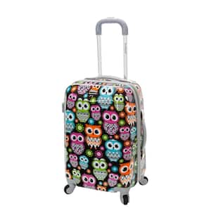 Vision 20 in. Owl Hardside Carry-On Suitcase