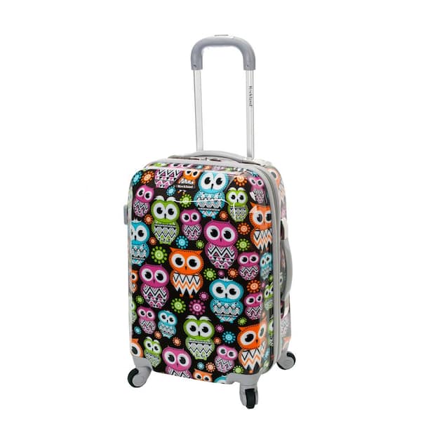 Rockland Vision 20 in. Owl Hardside Carry-On Suitcase