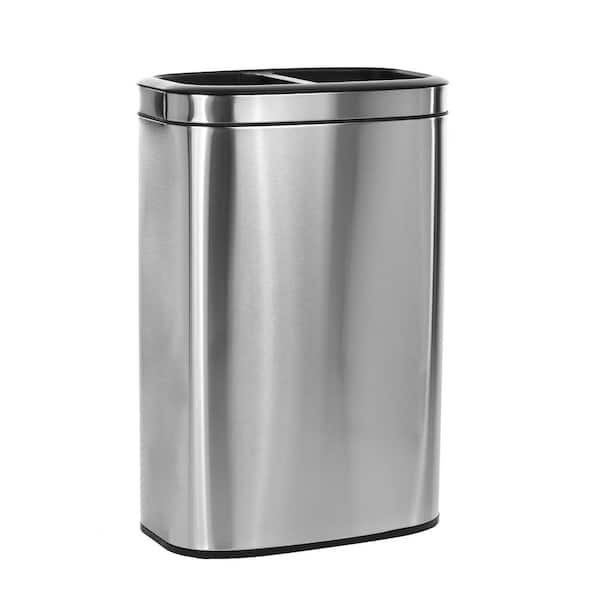 Dual 42-Gallon Recycling and Trash Receptacle EarthCraft Series
