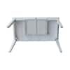 International Concepts 48 in. Rectangular White 1 Drawer Writing Desk with Solid Wood Material OF07-41