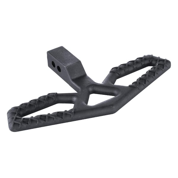 Hitch Step for 2 in. Receiver, Strong Steel Construction with 350 lbs. Load Capacity, Rear Bumper Guard Protector