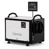 Edendirect 125 pt. 7,000 sq. ft. Bucketless Commercial Dehumidifier in White with Auto Defrost for Basement, Crawl Space WXKJRY23062501