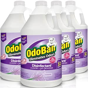 1 Gal. Lavender Disinfectant and Odor Eliminator, Fabric Freshener, Multi-Purpose Cleaner Concentrate (4-Pack)