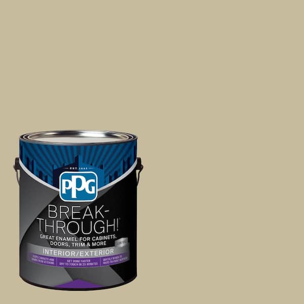Break-Through! 1 gal. PPG1112-4 Beach Dune Satin Door, Trim & Cabinet Paint