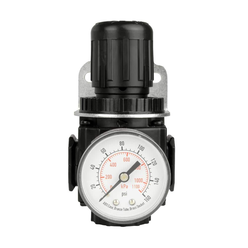 Pressure Gauge Mini Air Pressure Regulator BSP 1/4 In Pressure Gauge In 