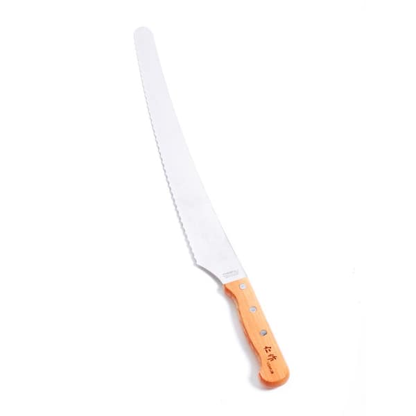 Nisaku 14 in. Blade Stainless Steel Wave Knif