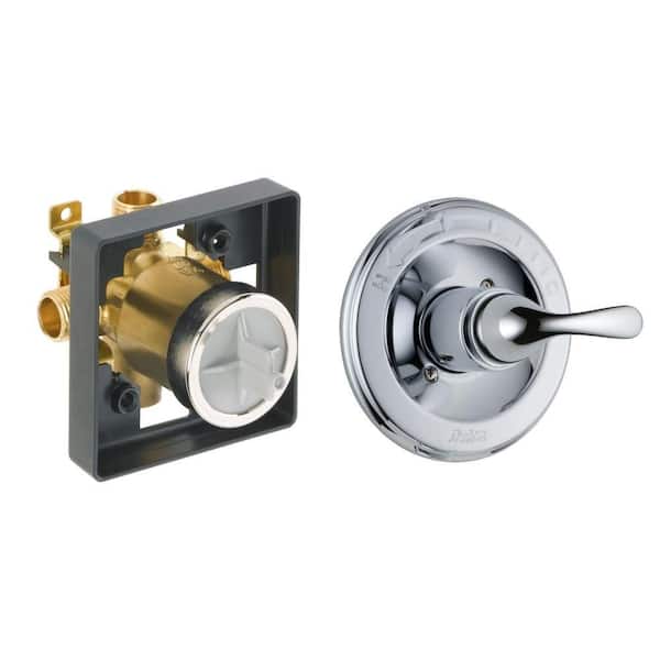 Classic Chrome Valve Trim Kit and MultiChoice Universal Shower Valve Body Combo