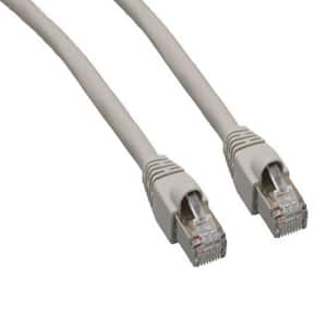 15 ft. Cat5e 350 MHz Snagless Shielded Ethernet Network Patch Cable, Gray