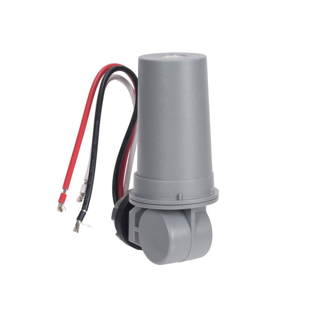 Gray Polycarbonate 180-Degree Swivel Photocontrol