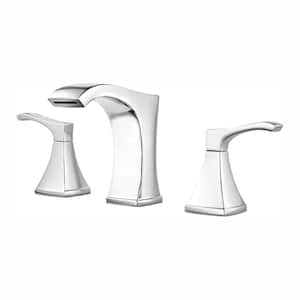 Venturi 8 in. Widespread 2-Handle Bathroom Faucet in Polished Chrome