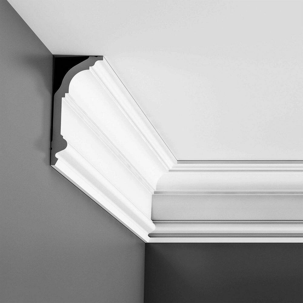 White Polyurethane Crown Moulding 78" x 6"