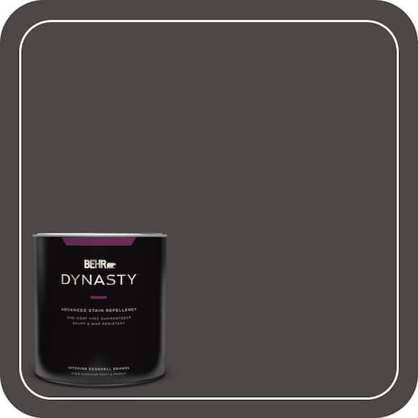 BEHR DYNASTY 1 qt. Home Decorators Collection #HDC-CL-14A Warm Onyx Eggshell Enamel Interior Stain-Blocking Paint & Primer