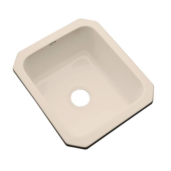 Thermocast Crisfield Undermount Acrylic 17 in. Single Bowl Entertainment Sink in Candle Lyte