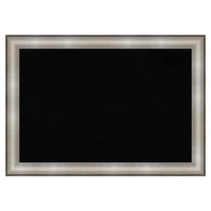 Imperial Silver Framed Black Corkboard 41 in. x 29 in. Bulletine Board Memo Board