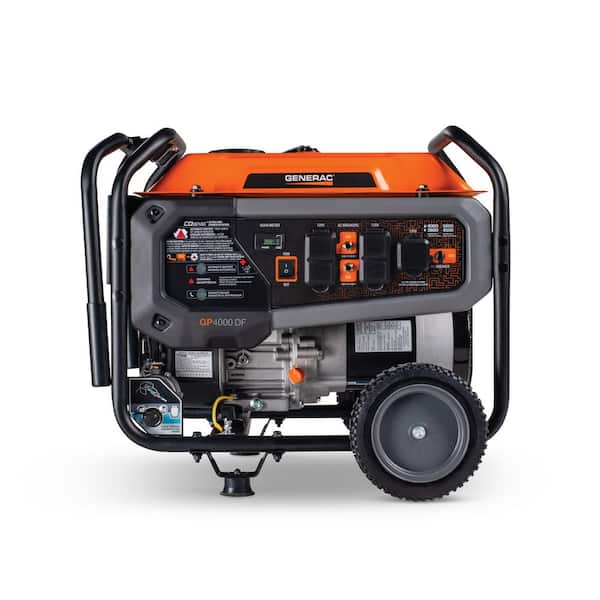 4500 / 4000-Watt Dual Fuel Recoil Start Gasoline / Propane Powered Portable Generator-GP4000 DF