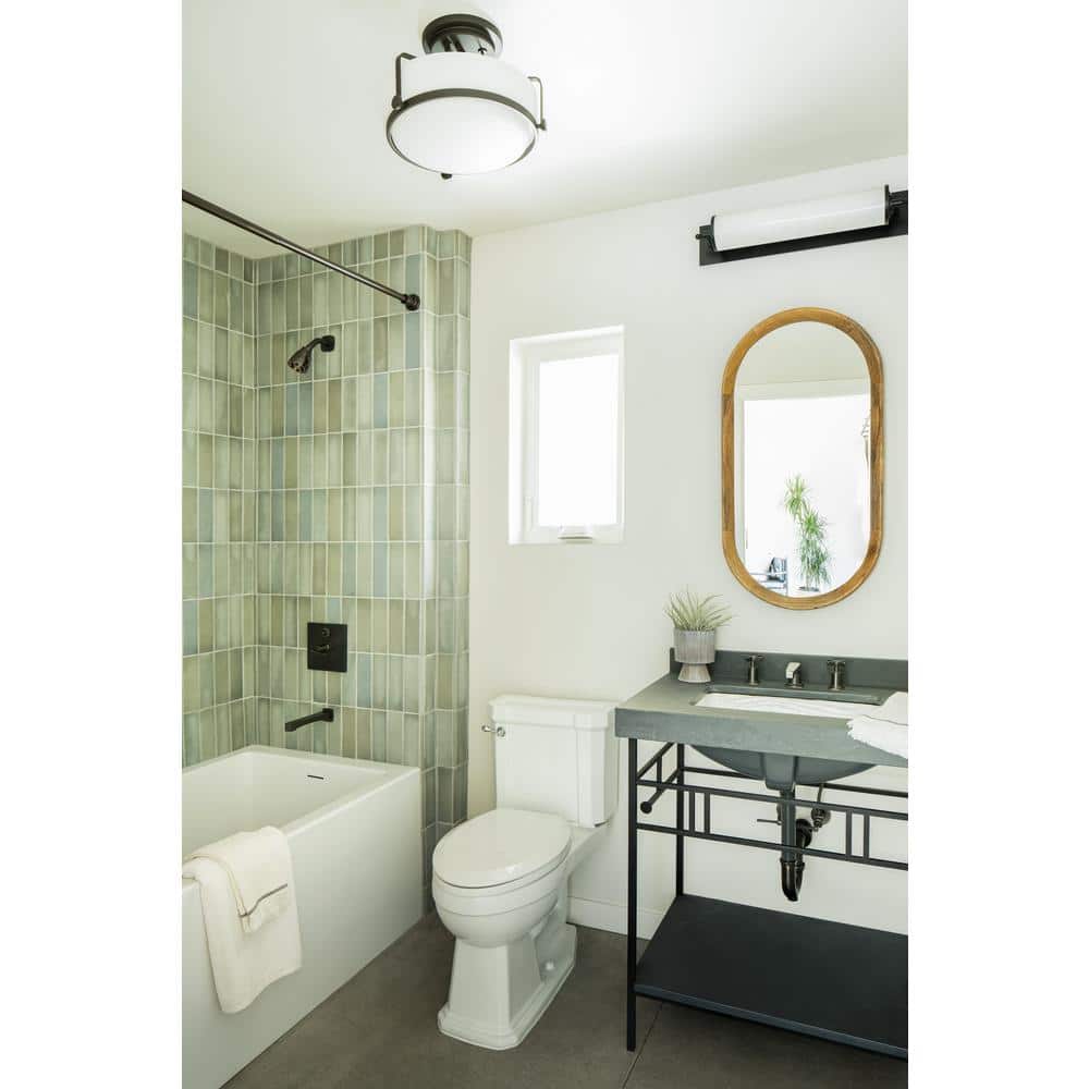 Sydney 60'' White Acrylic Rectangular Alcove Bathtub
