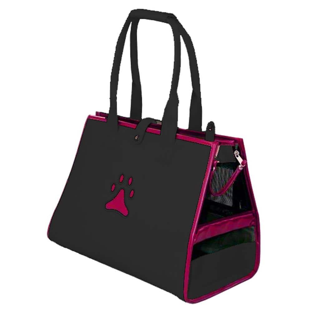 Wiggle-Sack Fashion Designer Front and Backpack Dog Carrier - Medium in Pink