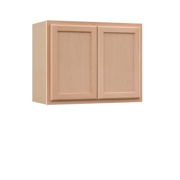 Recessed Panel 30 in. W x 15 in. D x 24 in. H Assembled Wall Bridge Kitchen Cabinet in Unfinished