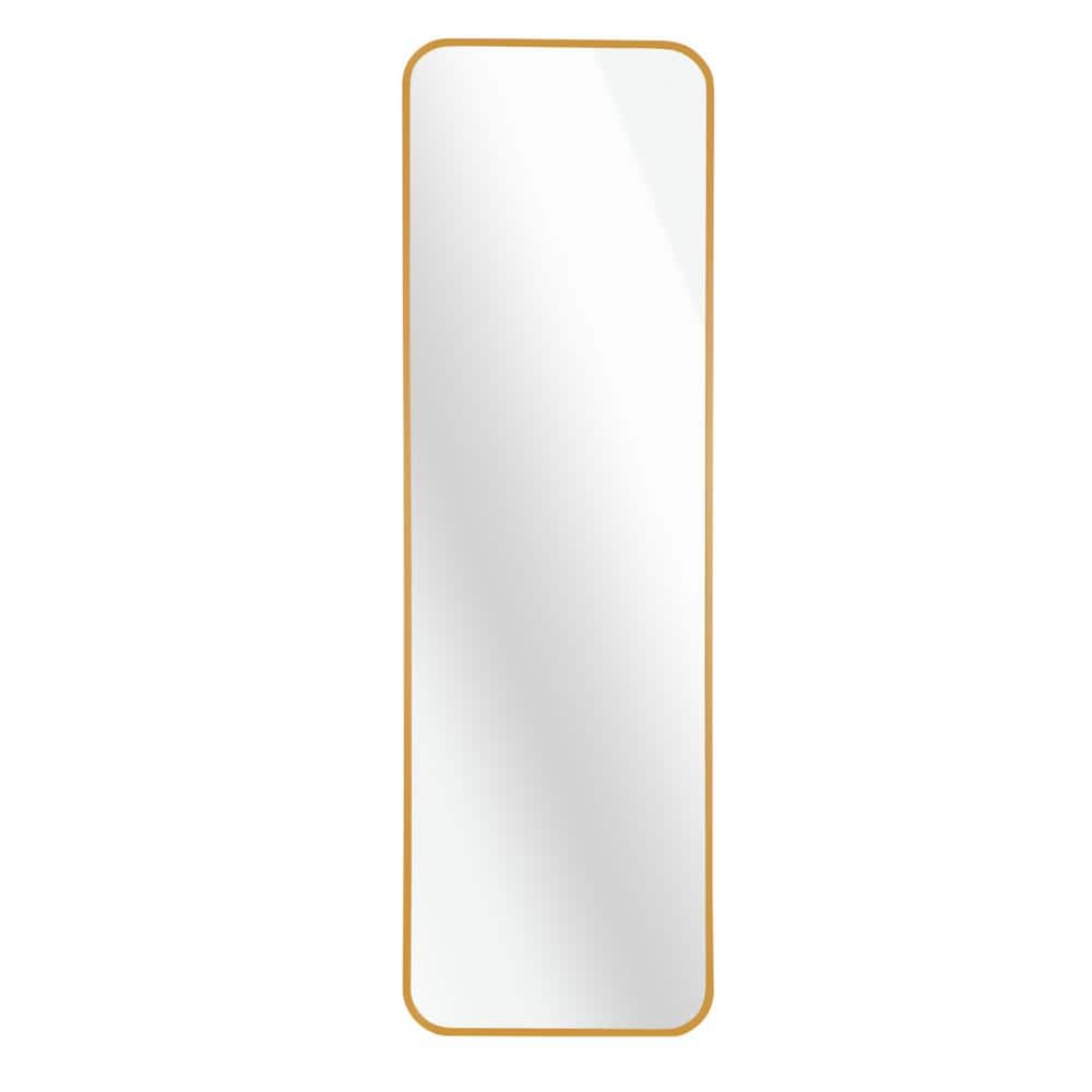 47 in. W x 14 in. Square suspend  Gold Frame Door Bathroom Vanity Mirror fo