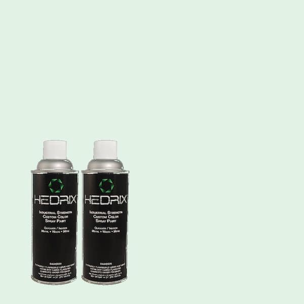 Hedrix 11 oz. Match of 1B49-2 Delicate Jade Semi-Gloss Custom Spray Paint (2-Pack)