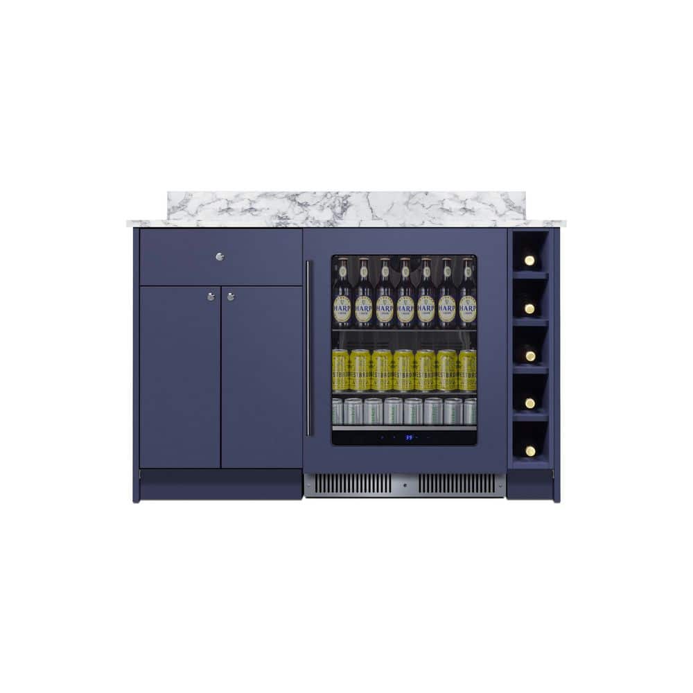 54 in. Single Zone Dry Bar Beverage Center in Blue price history on PriceWatchPro