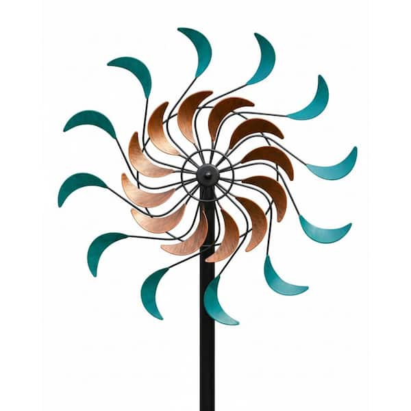(13'' W x 54'' H)Metal Wind Spinners Outdoor for Yard and Garden