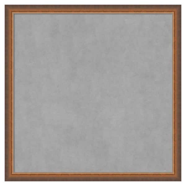 Amanti Art Two Tone Bronze Copper 26 in. x 26 in. Framed Magnetic Board