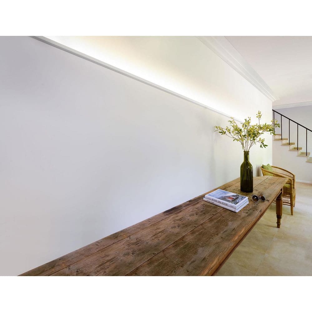 Primed White Polyurethane Crown Moulding 78 inches