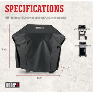 Premium Grill Cover for Small Spirit Grills