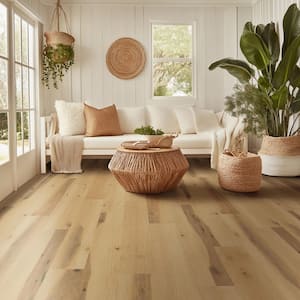 Leo Hill Oak 12 MIL x 7 in. W x 48 in. L Waterproof Click Lock Luxury Vinyl Plank Flooring (23.8 sq.ft. /Case)