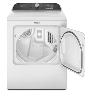 7.0 cu.ft. vented Front Load Electric Dryer in White