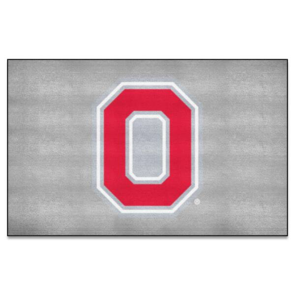 FANMATS Ohio State Buckeyes Gray 5 ft. x 8 ft. UltiMat Area Rug 36439