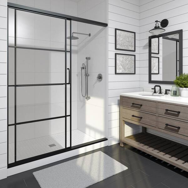 Oatey Designline Shower Drain 4 in. H x 4 in. D Brushed Square