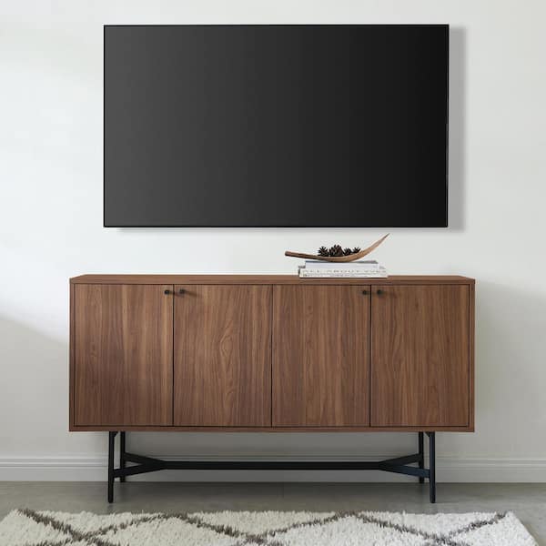 Buffet table as store tv stand