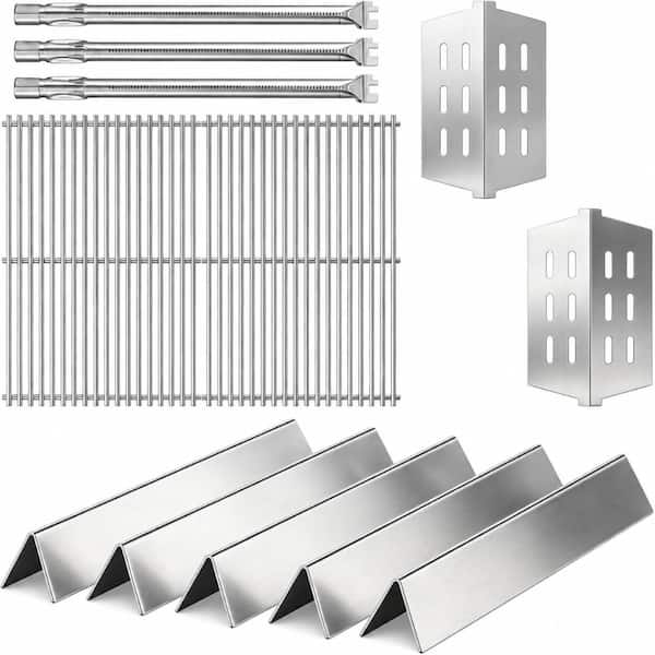 Weber Genesis 300 Series Grill Replacement Parts Kit, Fits E310 E320 E330 with Front-Mount Controls, Includes