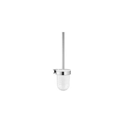 Essentials Cube Wall-Mount Toilet Brush Set in StarLight Chrome
