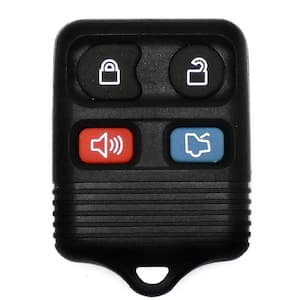 Car Remote Replacement Case - Ford 4 Button Black Shell Only No Electronics