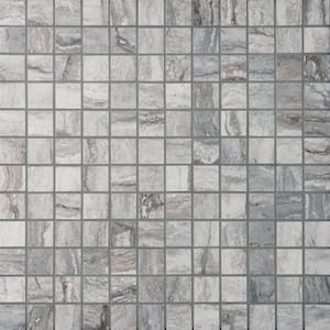 Bernini Carbone 2 in. x 2 in. Matte Porcelain Stone Look Wall Tile (8 sq. ft./Case)