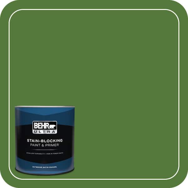 BEHR ULTRA 1 qt. #P380-7 Luck of The Irish Satin Enamel Exterior Paint & Primer