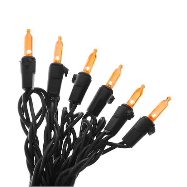 100 Orange Mini LED Lights