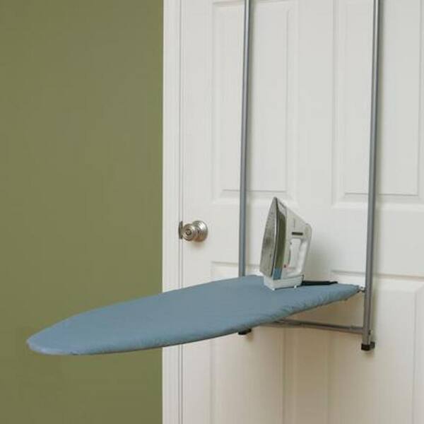 Household Essentials 2011 Blue Silicone Coated Over the Door Ironing Board Cover 
