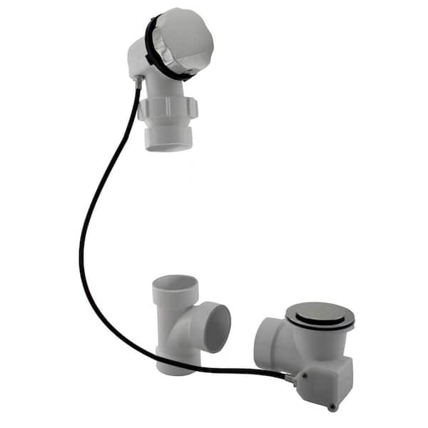 Reviews for Westbrass 27 in. Cable Drive Bath Drain with Rotary