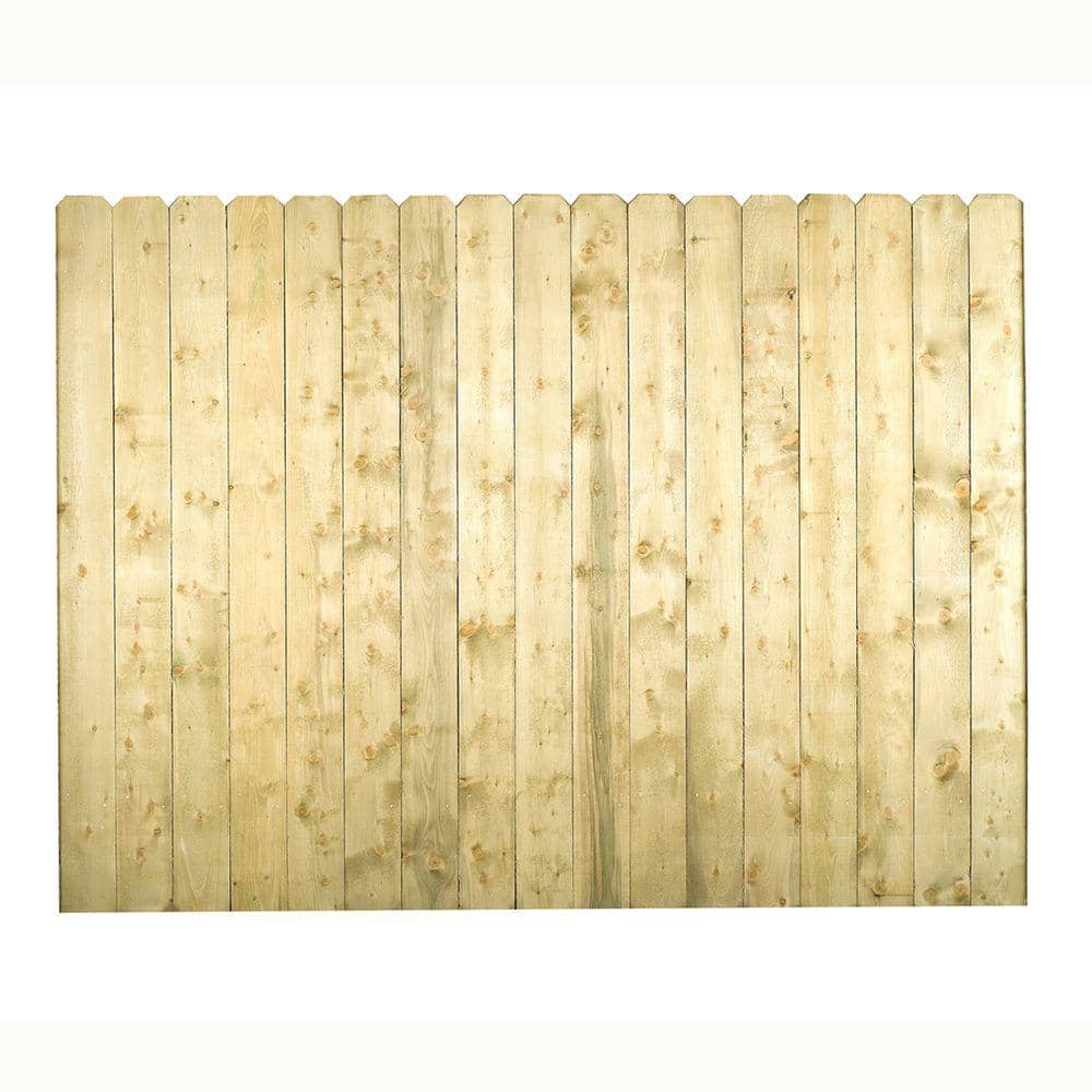 Suntrellis 6 ft. H x 8 ft. W Pressure-Treated SPF Dog Ear