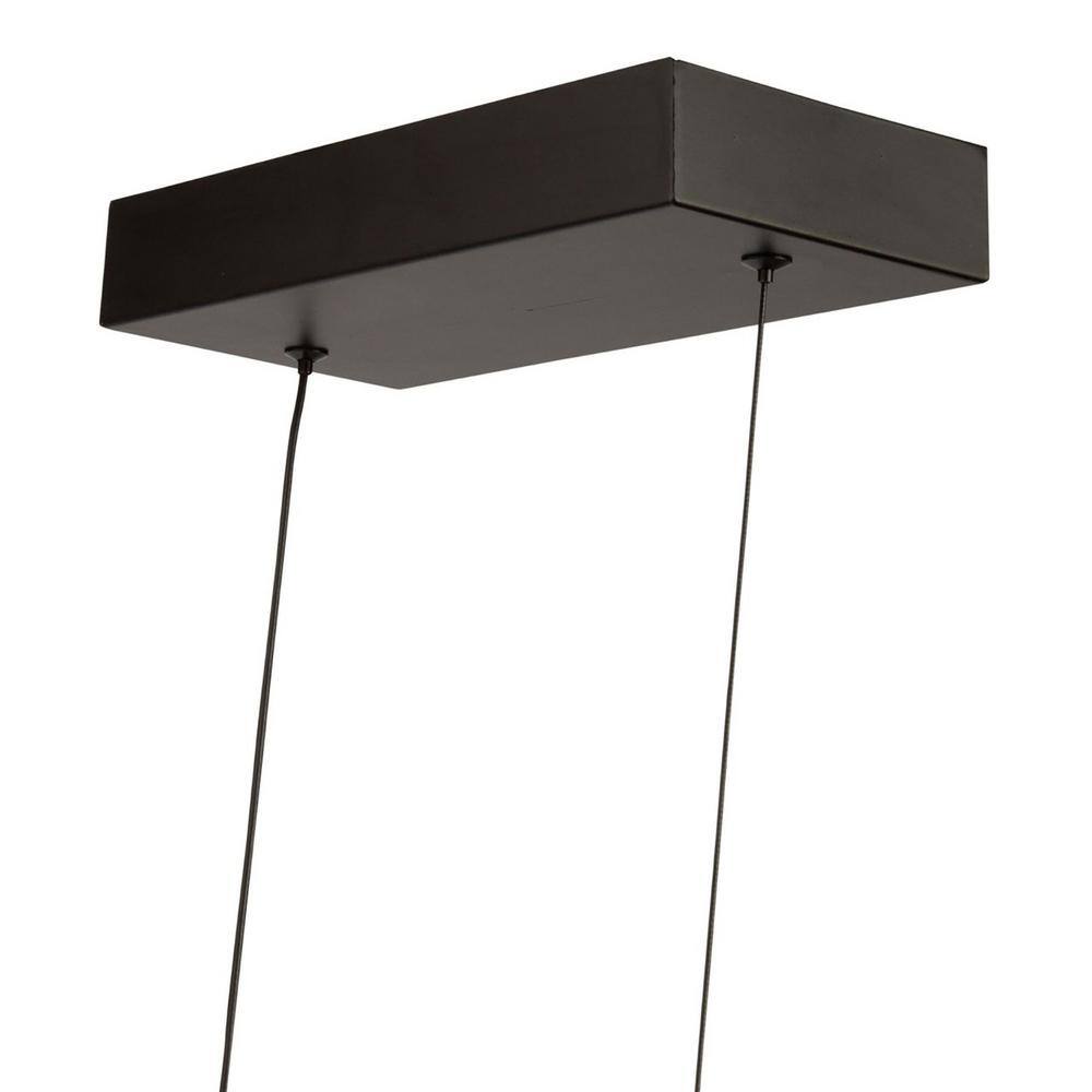 Nova Black Aluminum LED Indoor/Outdoor Pendant Light
