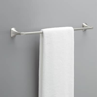 Brushed Nickel - Towel Bars - Bathroom Hardware - The Home Depot